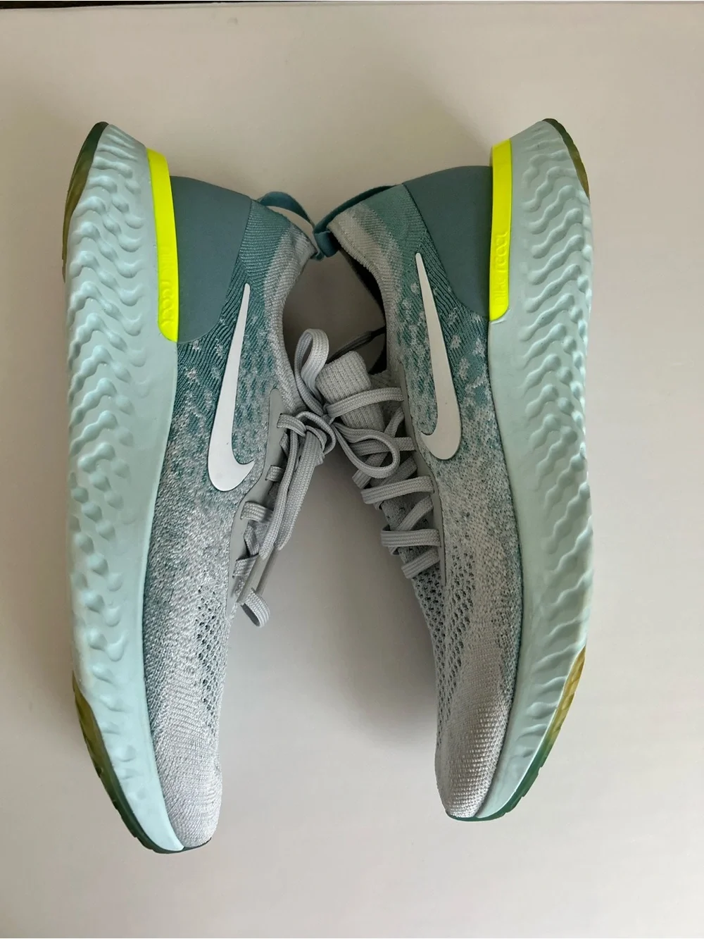 Nike Epic React Flyknit Mica Blue Women running shoes